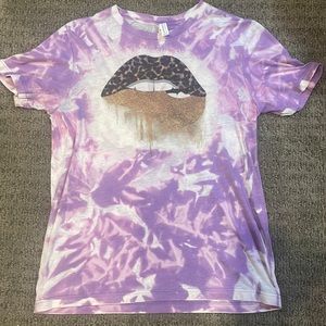 Bleached sublimation tee